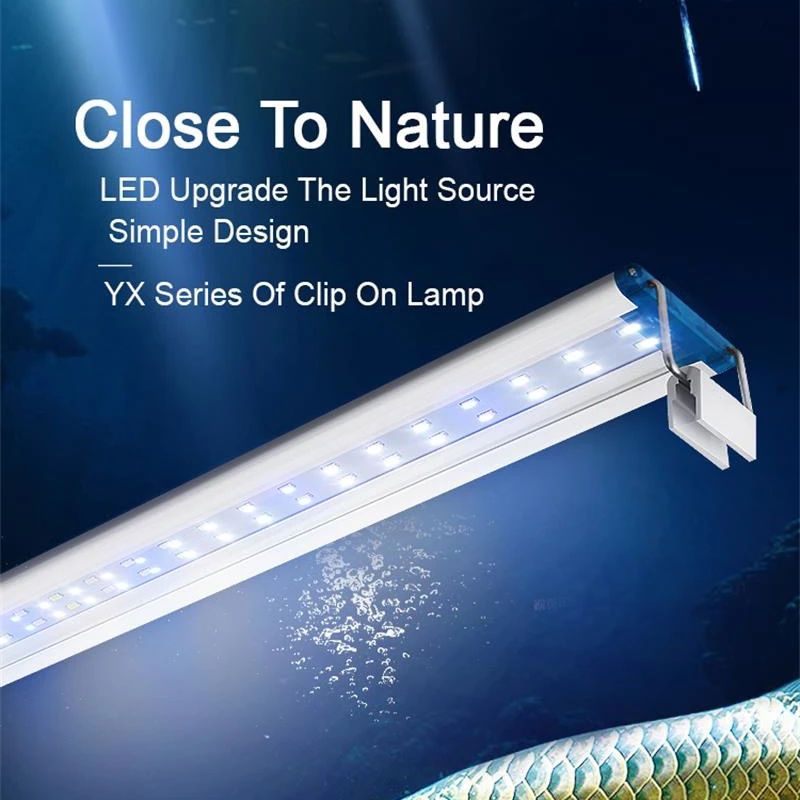 luminária LED super slim para aquário