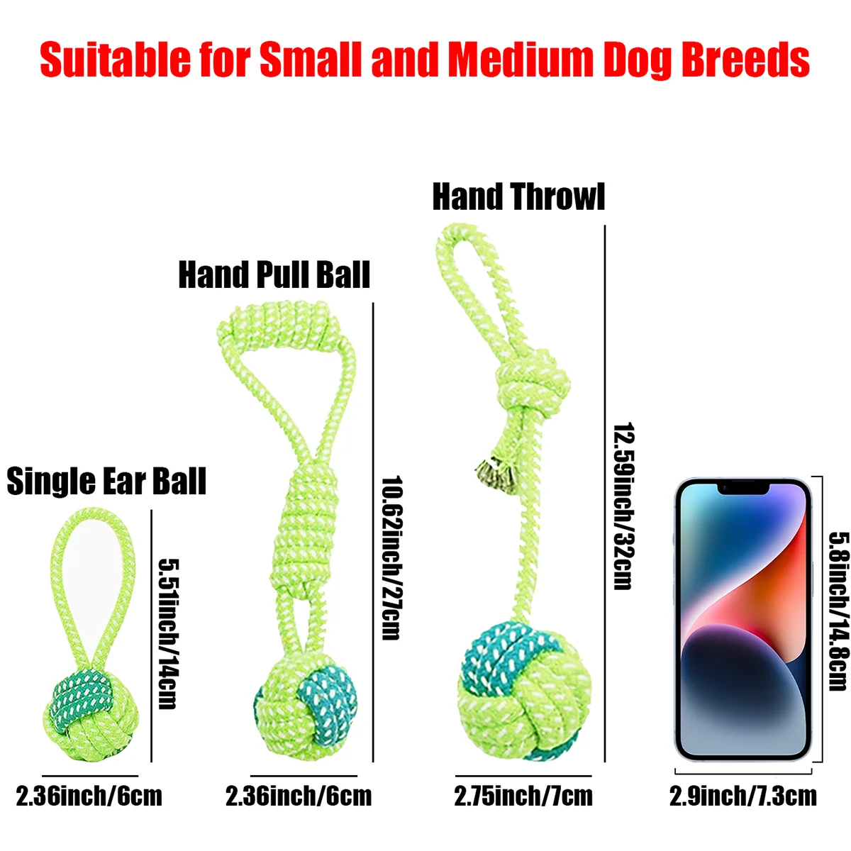 Brinquedo de Corda para Cães de Nylon com Multi-Textura e Pega Antiderrapante - Imagem 2