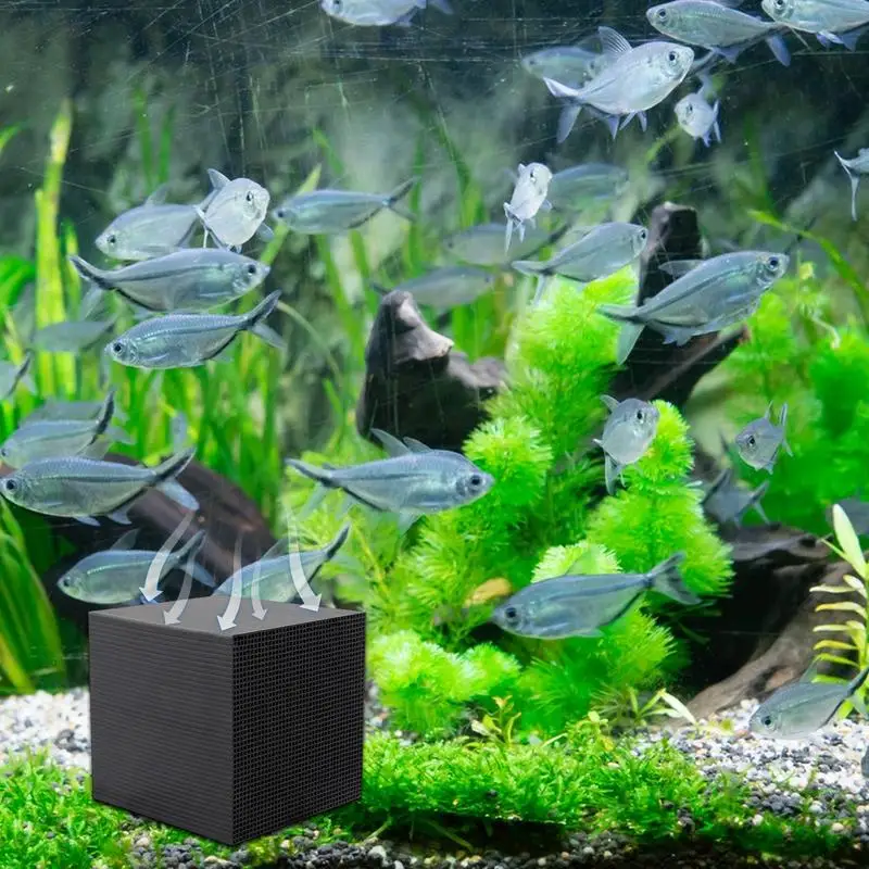Cubo Purificador de Água para Aquário Bloco de Carvão Ativado - Imagem 4