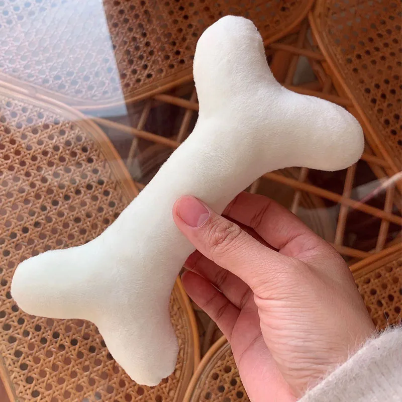 Brinquedo de Pelúcia para Cães em Formato de Osso - Imagem 4