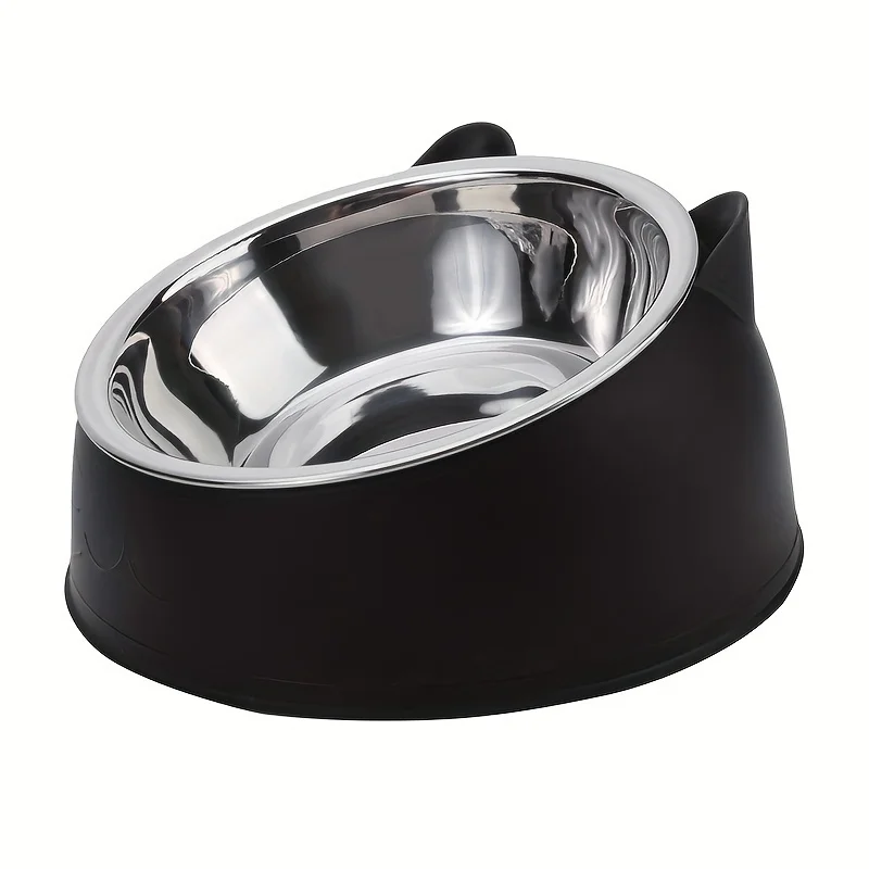 Tigela de Aço Inoxidável para Cães e Gatos Antiderrapante - Imagem 5