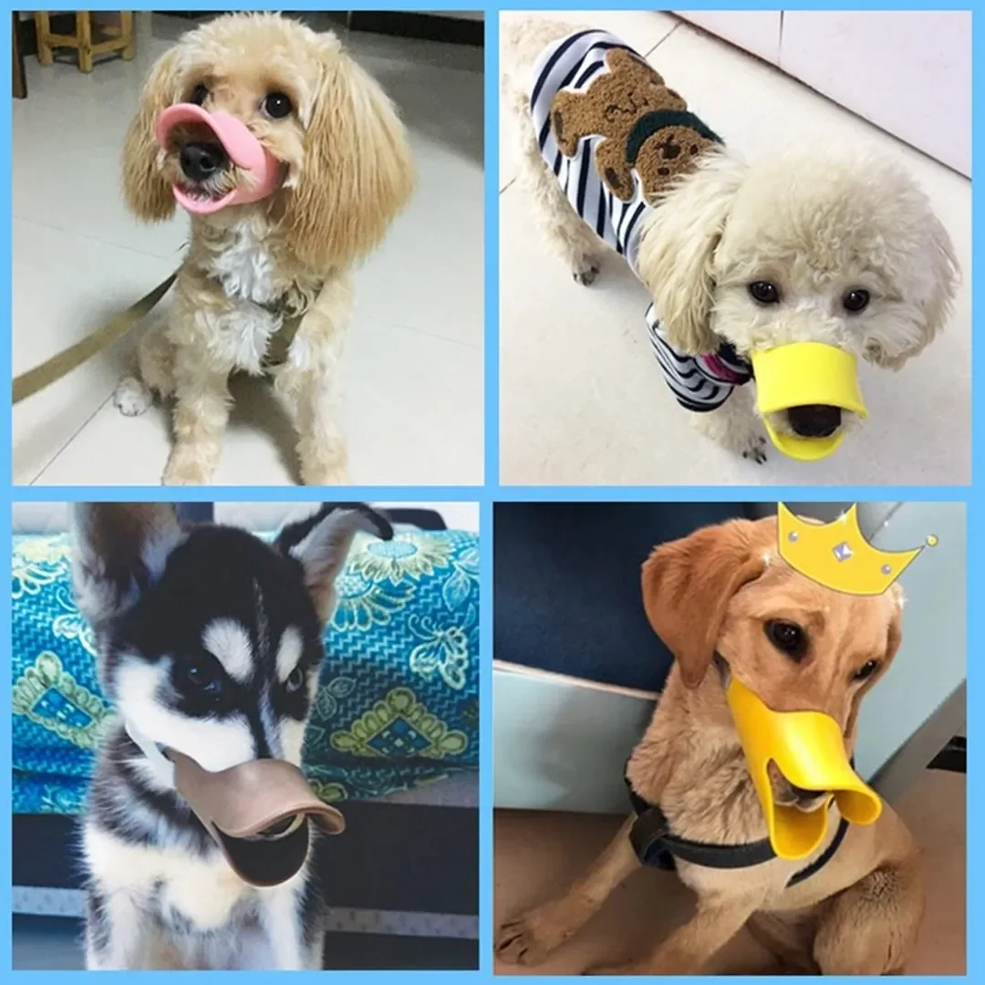 Focinheira de Silicone para Cães Ajustável com Fivela de Liberação Rápida - Imagem 6
