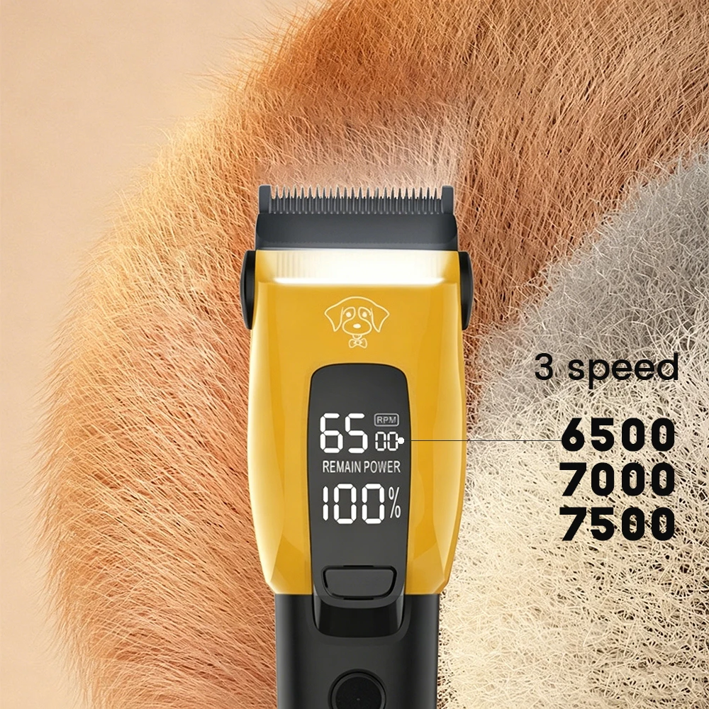 Máquina de Cortar Pelos para Cães e Gatos Recarregável Tipo-C - Imagem 4