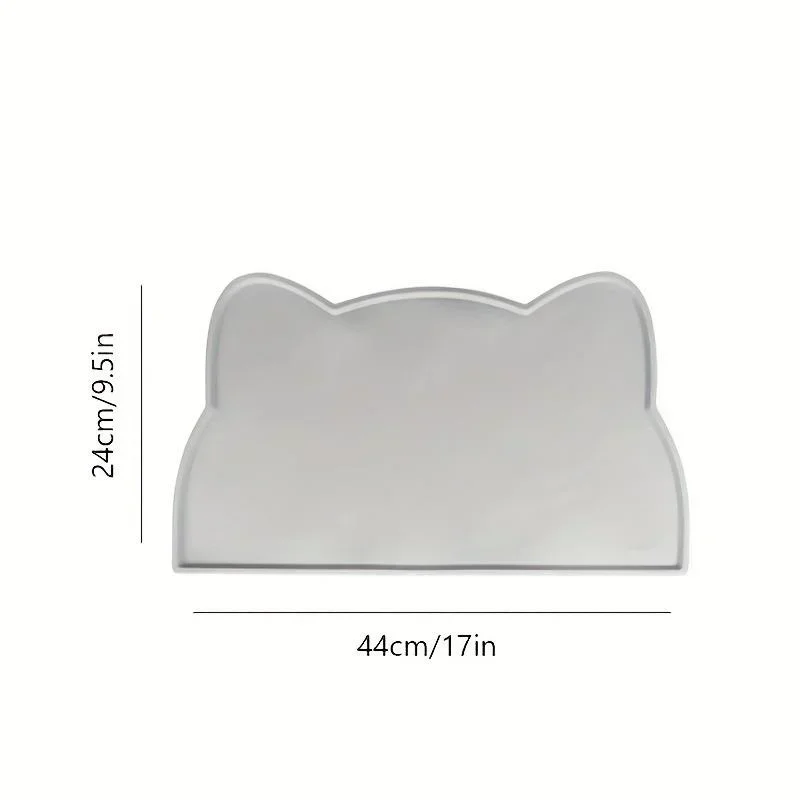 Tapete de Alimentação para Cães e Gatos de Silicone Lavável Antiderrapante - Imagem 6