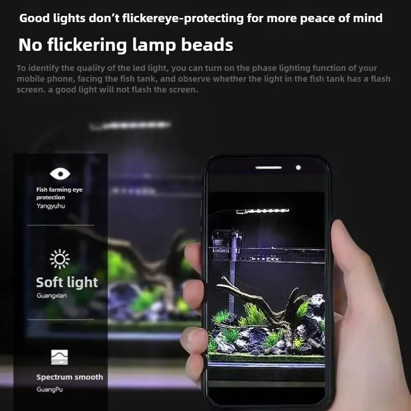 Luz LED USB para Aquário com Iluminação para Plantas Aquáticas - Imagem 4