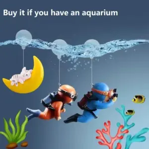decoração durável para aquário de peixes