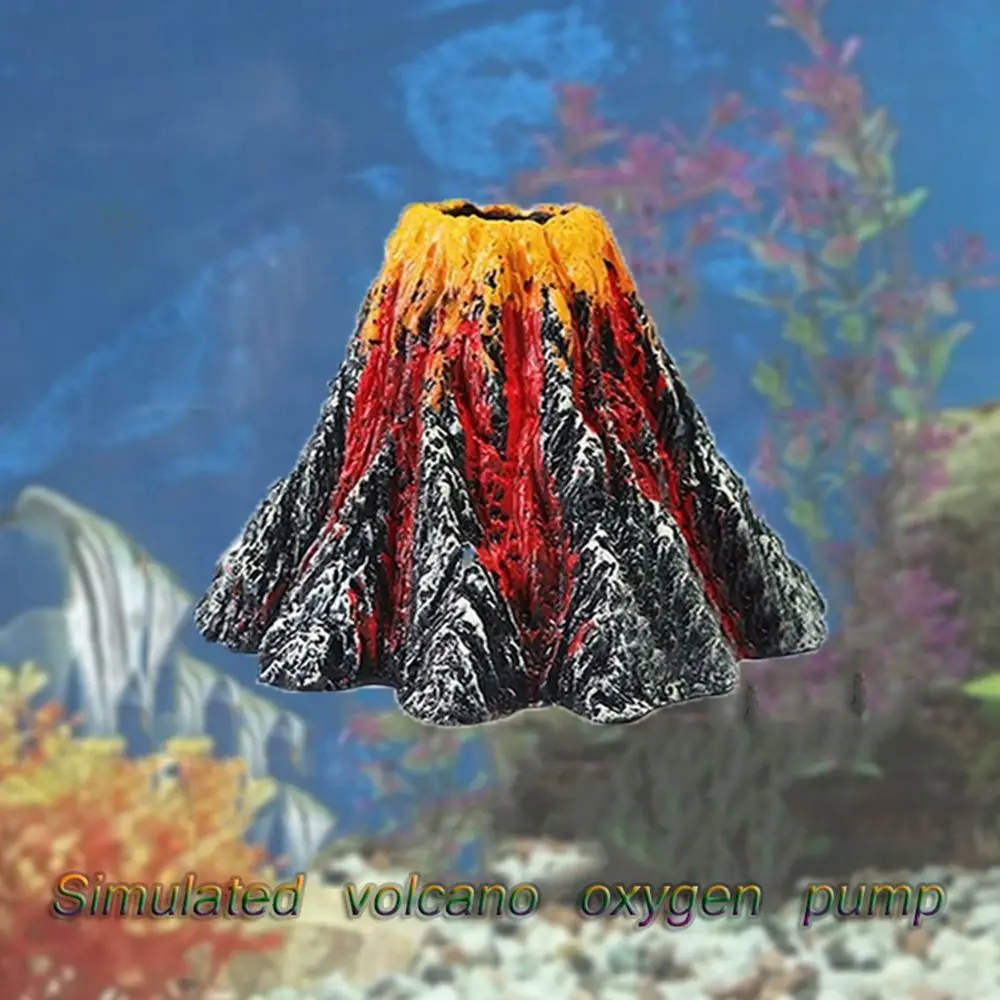 Vulcão para Aquário com Pedra de Ar 8.5x5.5cm - Imagem 5