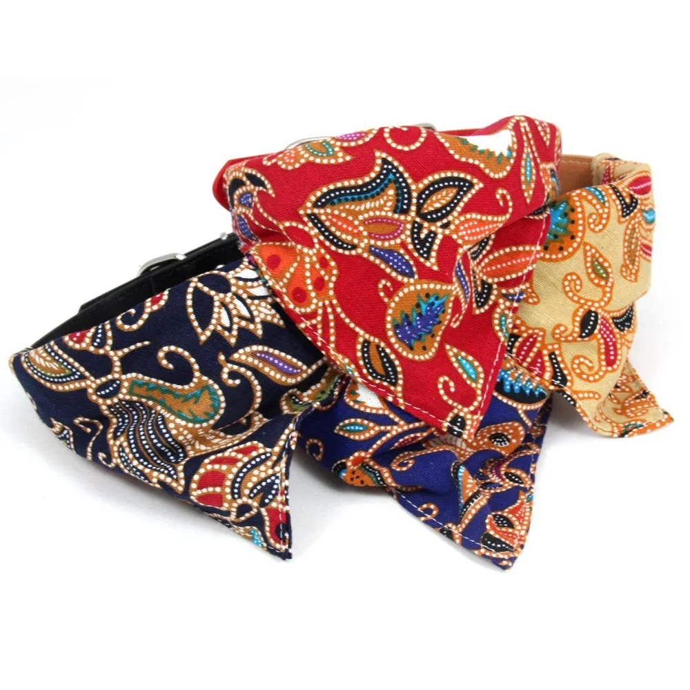 Bandana para Cães Ajustável de Algodão Lavável - Imagem 5