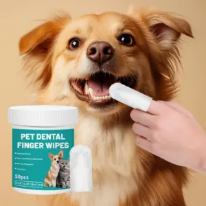 lenços de limpeza dental para cães e gatos
