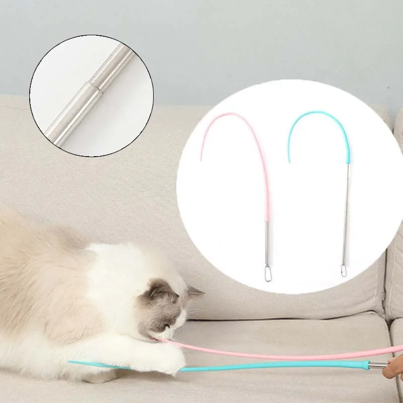 brinquedo bastão retrátil para gatos