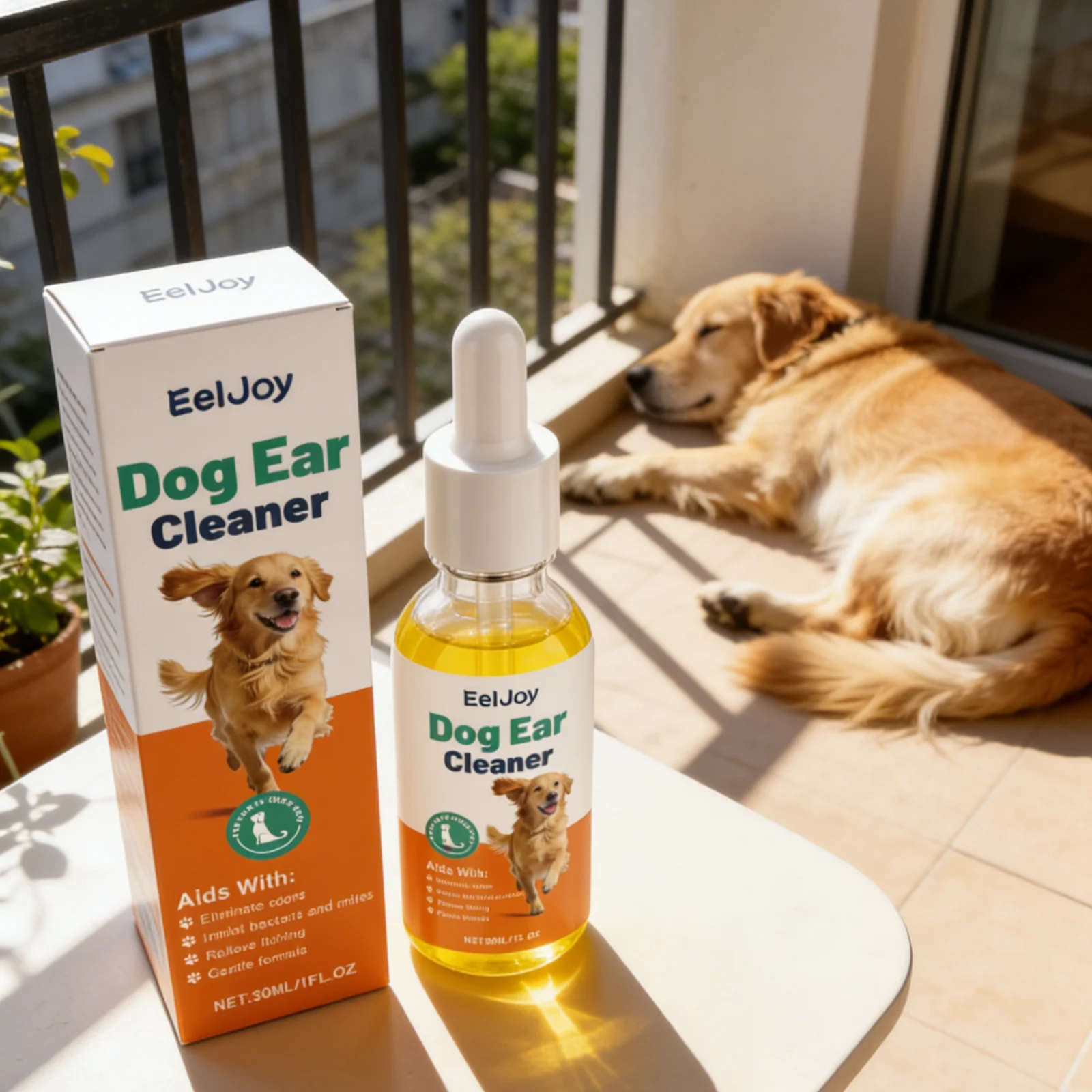 Limpador de Ouvidos EelJoy para Cães 30ml com Fórmula Suave - Imagem 2