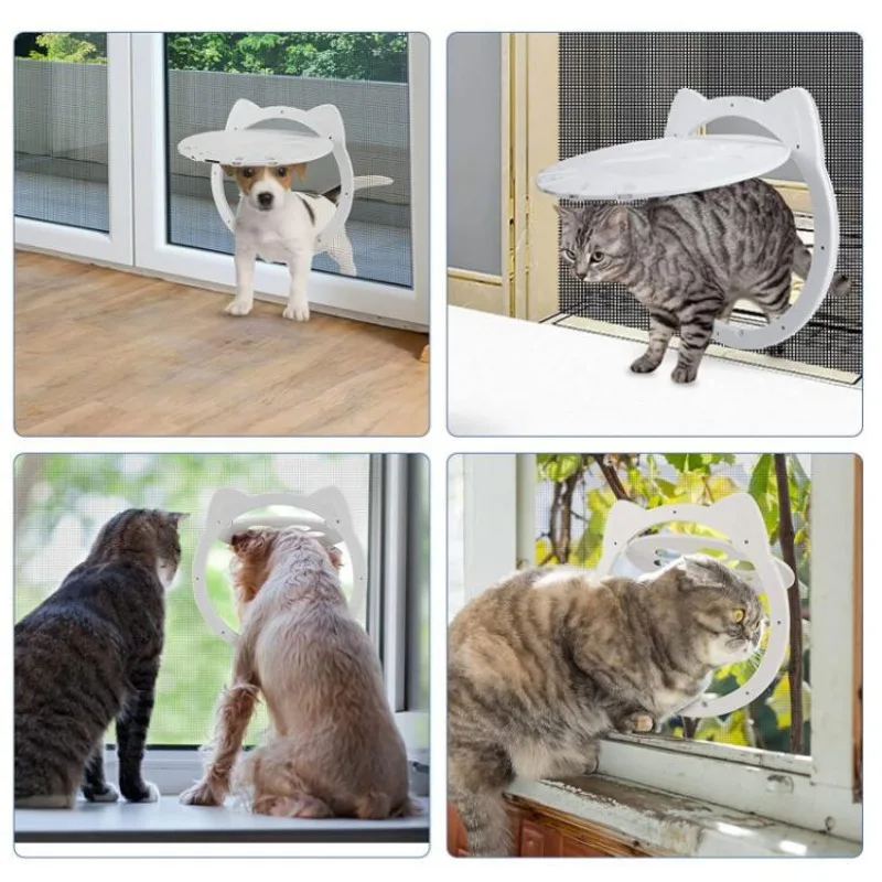 Porta de Tela Magnética para Cães e Gatos Pequenos com Bloqueio - Image 2
