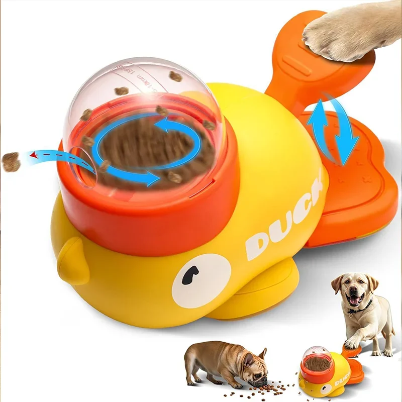 Alimentador Interativo para Cães e Gatos, Brinquedo Dispensador de Ração - Imagem 6
