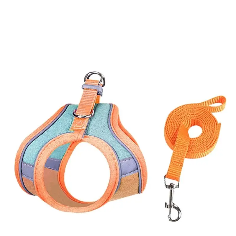 Conjunto de Coleira e Arnês para Coelho com Tiras Refletivas - Imagem 5