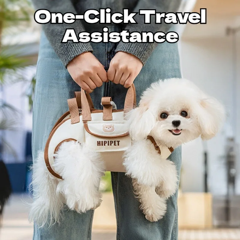 Mochila para Cães e Gatos com Alça de Ombro Ajustável - Imagem 4