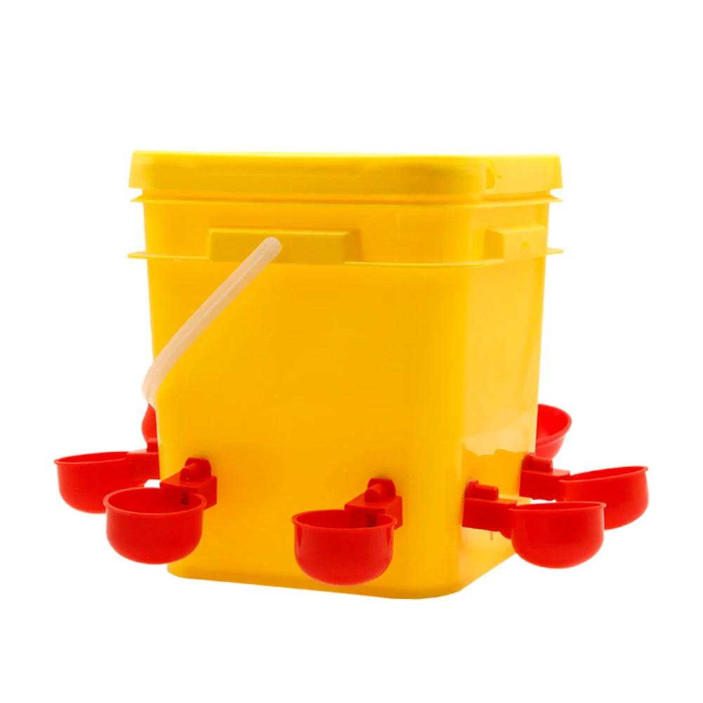 Kit Bebedouro Automático para Aves de Capoeira 10L com 8 Copos - Imagem 4