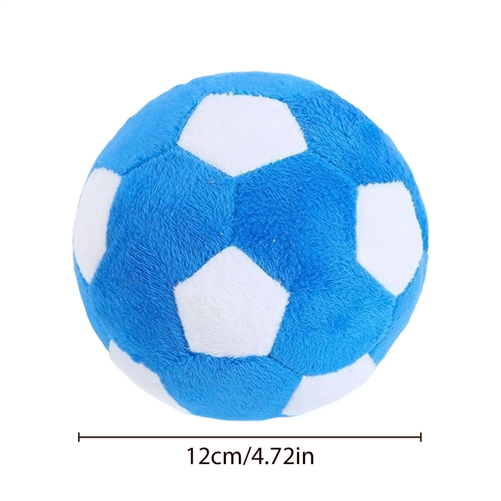 Brinquedo Bola de Futebol para Cães de Pelúcia com Som para Mastigar - Imagem 6