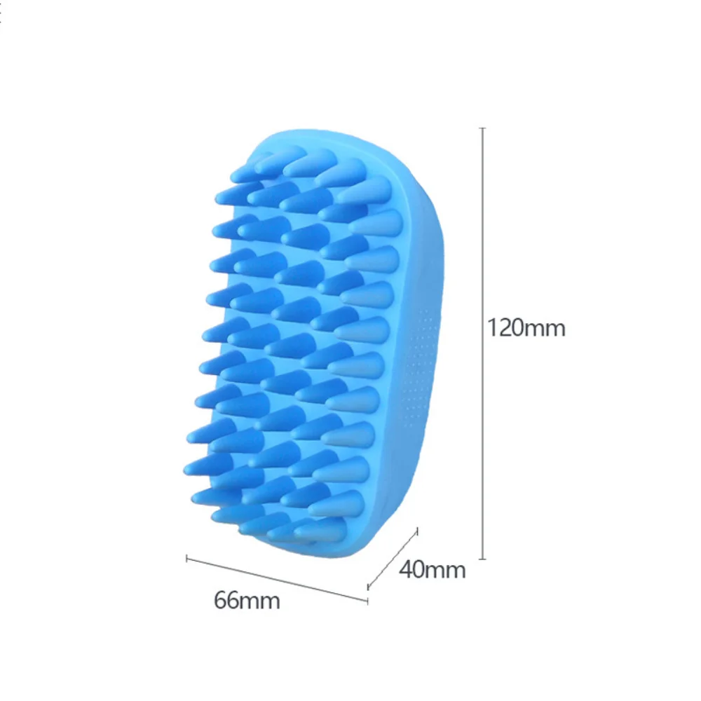 Escova de Banho para Cães e Gatos de Silicone Macio para Remover Pelos - Imagem 6