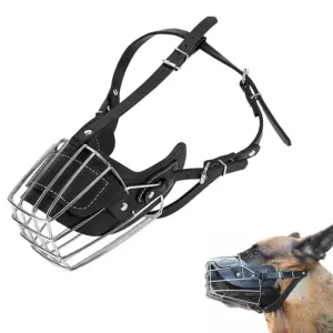focinheira de couro para cães