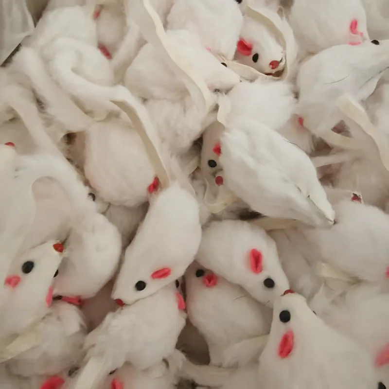 Brinquedo Rato de Pelúcia para Gatos 100 Unidades com 11 cm - Image 6