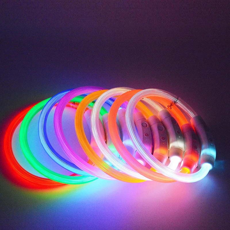 Coleira Luminosa para Cães com LED para Passeios Noturnos - Imagem 4