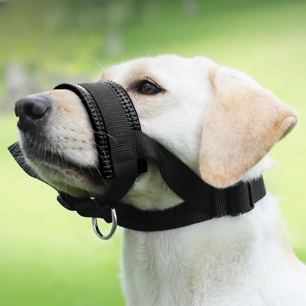 Focinheira Ajustável para Cães Respirável Anti-latido - Imagem 2