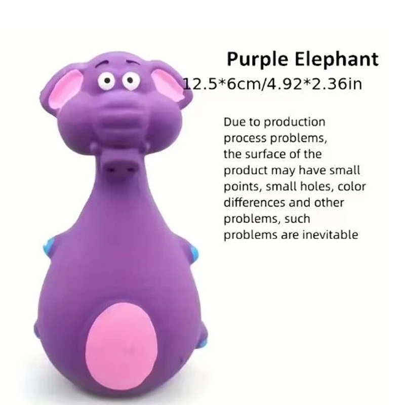 Brinquedo Vocal de Látex para Cães com Som de Elefante - Imagem 5
