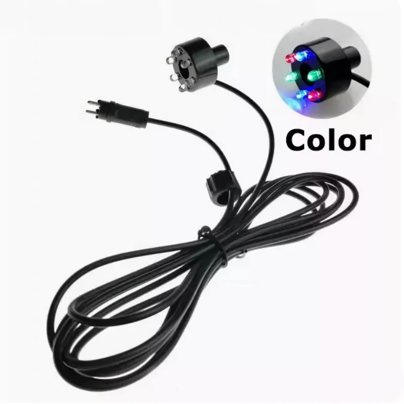 Luz LED Circular para Aquário 6 LEDs Cinza para Fonte e Lago - Imagem 3