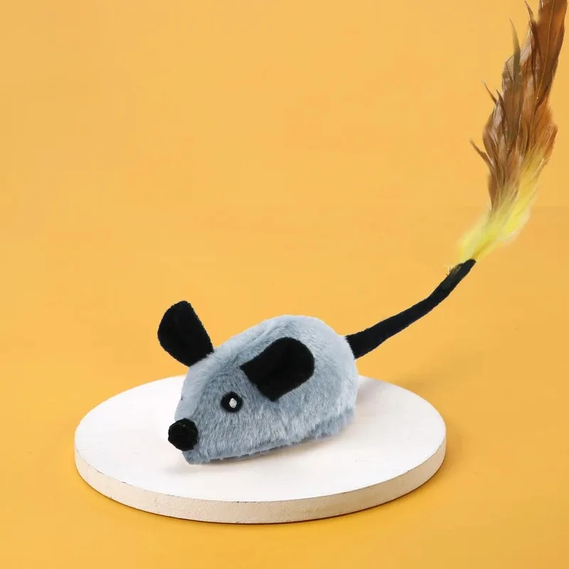 Brinquedo de Gato Rato de Pelúcia com Movimento Aleatório USB Recarregável - Image 6