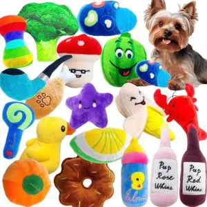 brinquedo de pelúcia para cães com squeaker