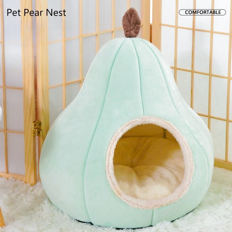 cama semi fechada para cães e gatos
