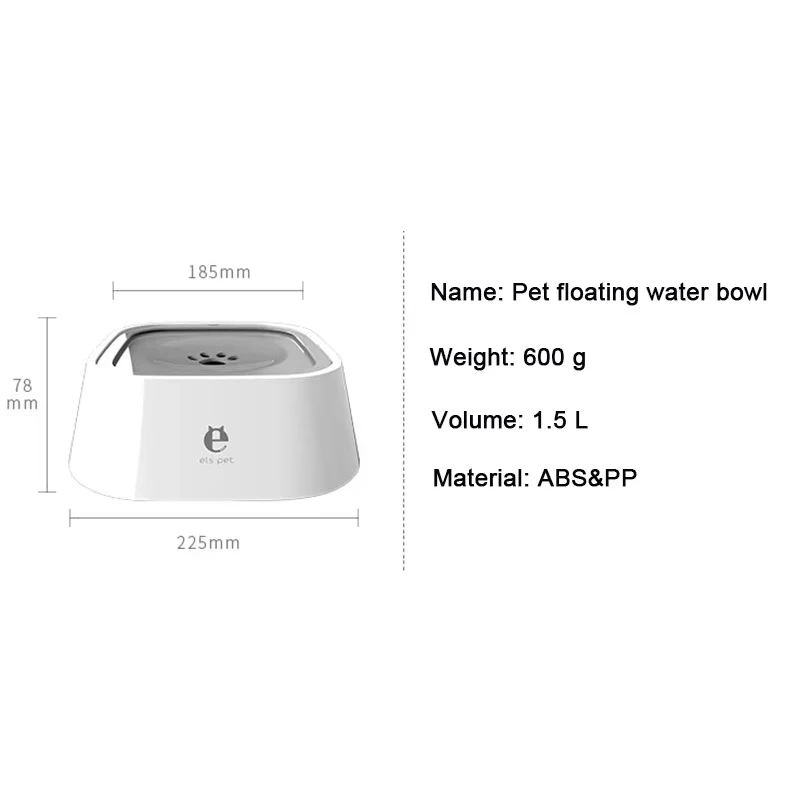 Tigela Flutuante para Gatos e Cães Antiderramamento 1,5 L - Imagem 6
