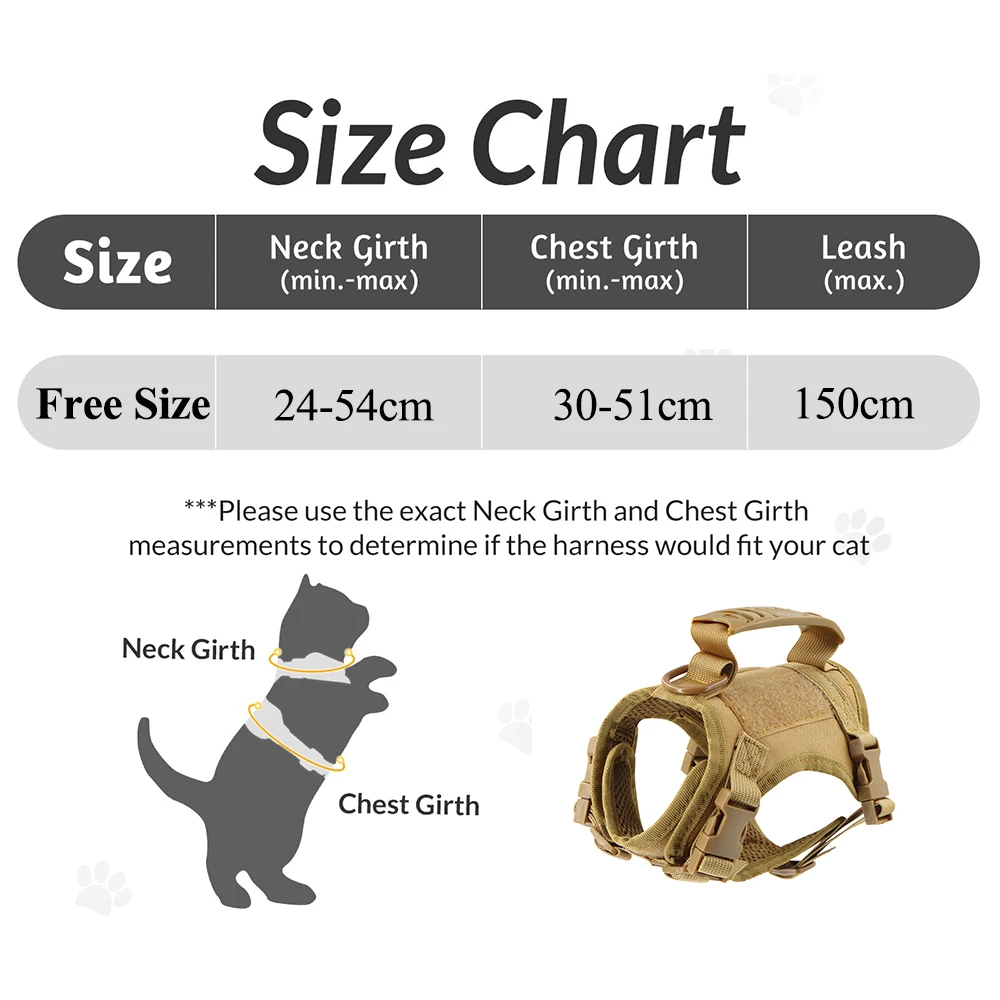 Coleira Tática para Cães e Gatos Pequenos Ajustável - Imagem 2