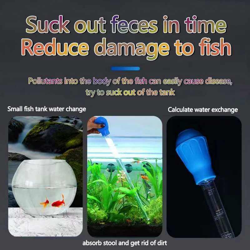 Limpador de Pipetas para Aquário 29 cm com Sifão Simples - Imagem 3