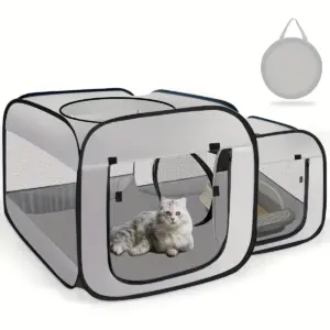 gabinete para gatos portátil