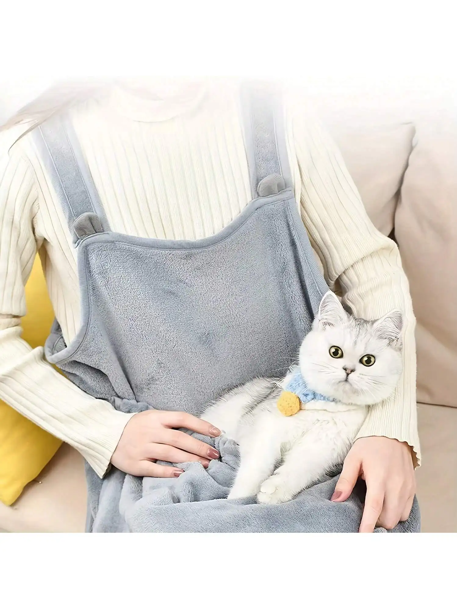 Bolsa Sling para Gatos e Cães Pequenos de Poliéster Lavável - Imagem 2