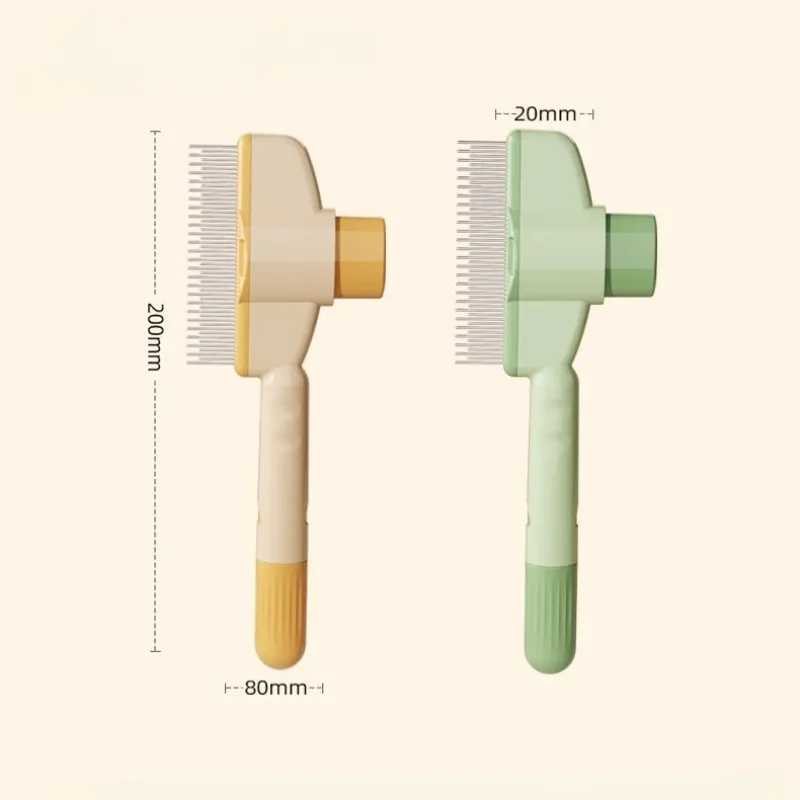 Escova de Aço Inoxidável para Gatos Remove Pelos Soltos - Imagem 3