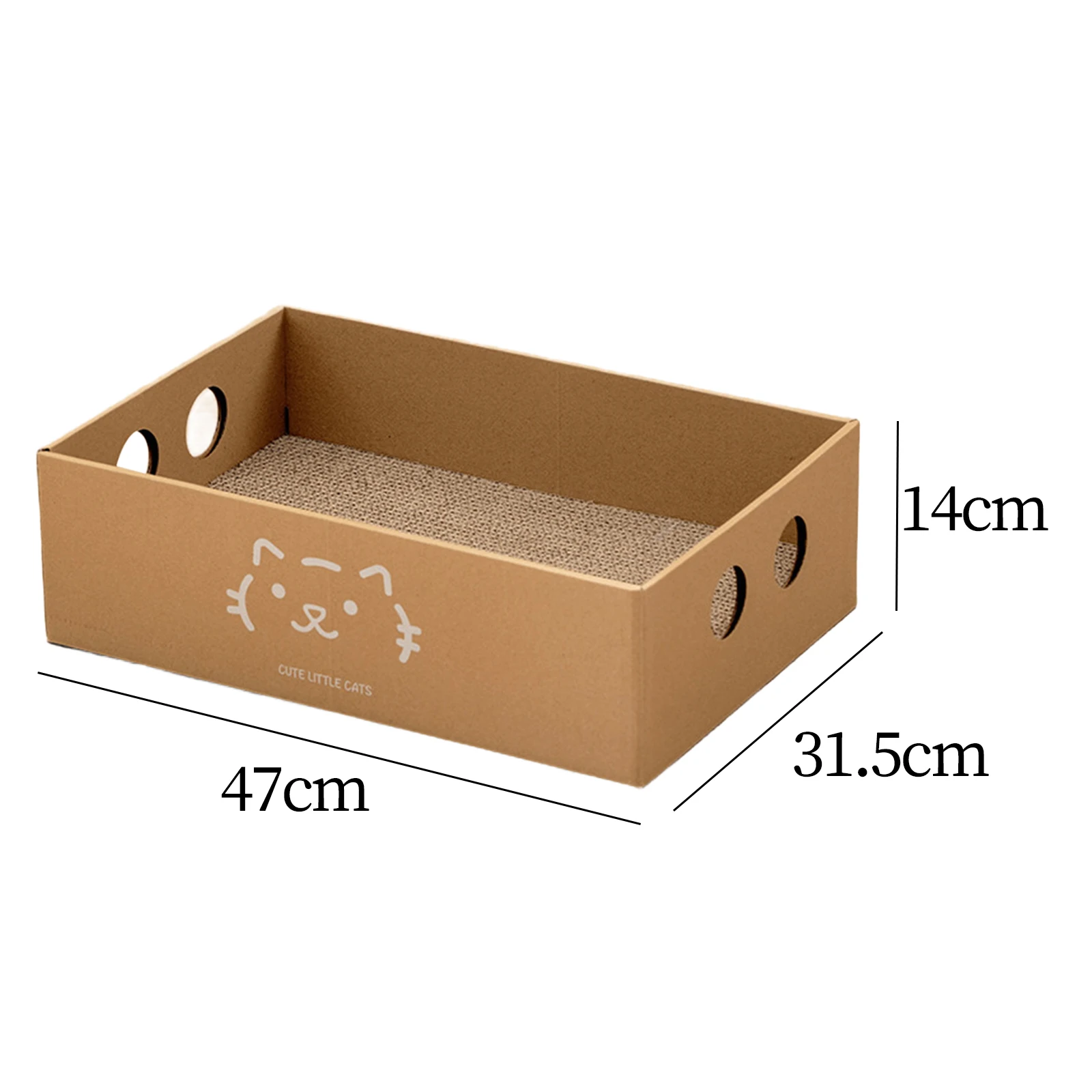 Caixa Arranhador para Gatos de Papelão Ondulado Grande 47 cm - Imagem 6