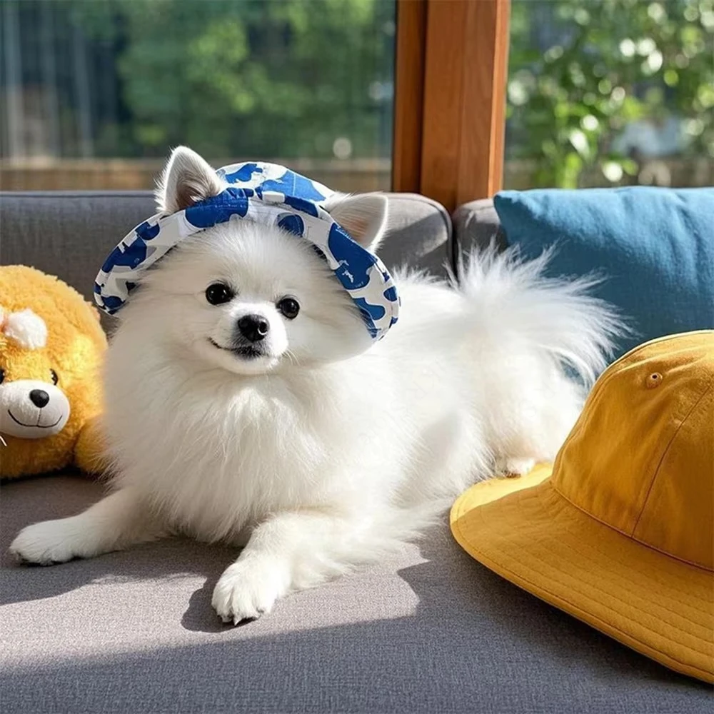 Boné para Cães com Ajuste Regulável e Estampa Fofa para Passeio - Imagem 5