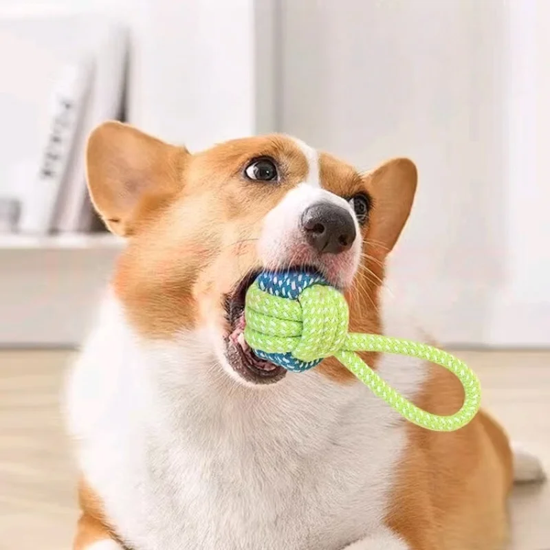 Brinquedo de Mastigar para Cães em Corda Trançada de Alta Resistência - Imagem 6