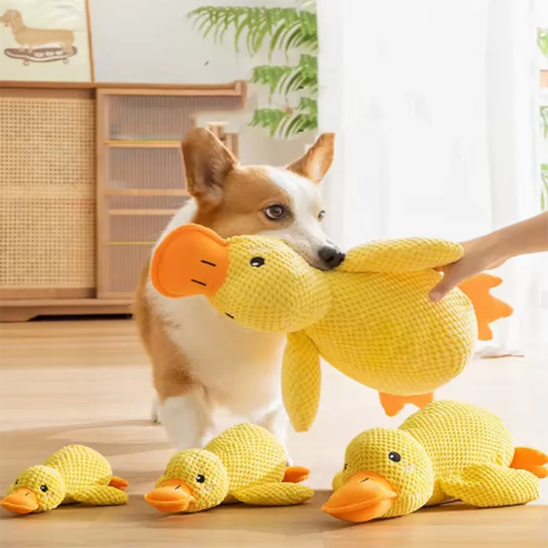 brinquedo pato de pelúcia para cães