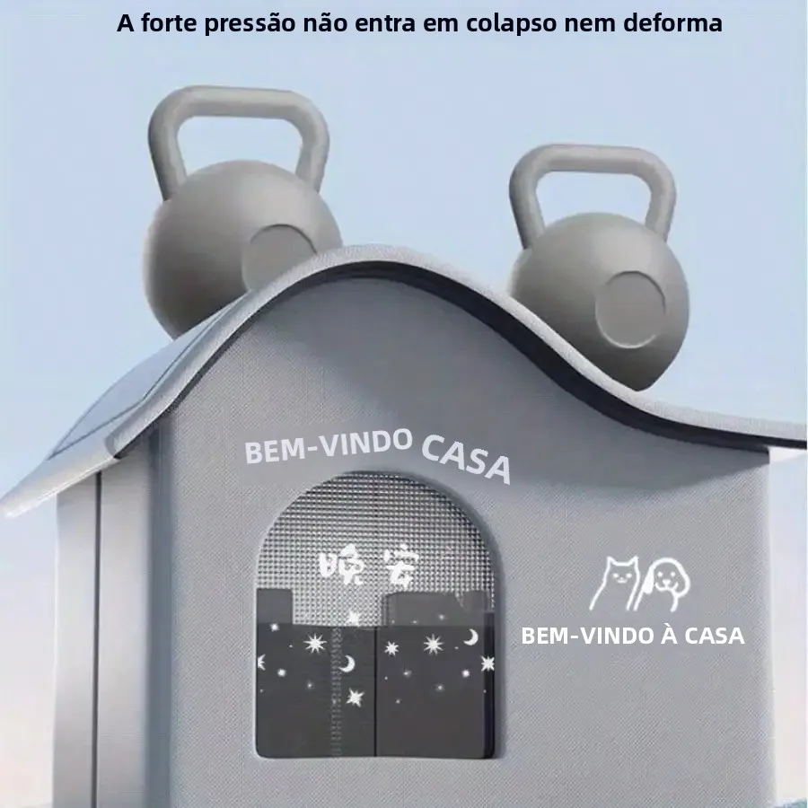 Cama Gelada para Cães e Gatos Pequenos com Ferramenta de Refrigeração - Imagem 4