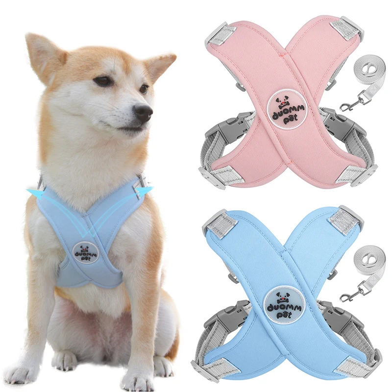 Colete Peitoral para Cães e Gatos com Tiras Refletivas Ajustáveis - Imagem 2