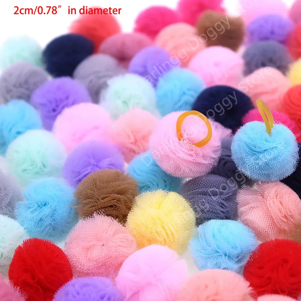 Laços de Cabelo para Cães Pequenos com Elástico 3-5 cm - Image 3