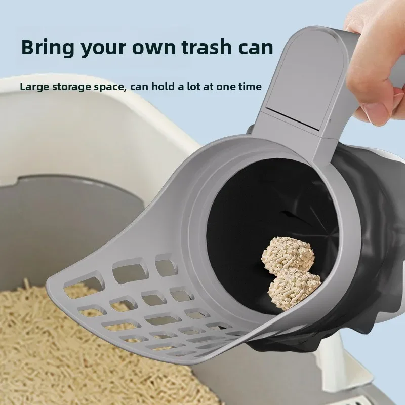 Pá Higiênica para Gatos com Saco de Lixo Integrado - Imagem 3