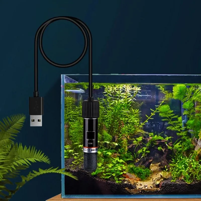 Aquecedor de Aquário Mini USB 10W com Termostato 26°C Submersível - Imagem 5