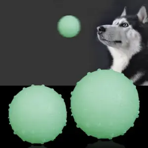 bola para cães de borracha natural
