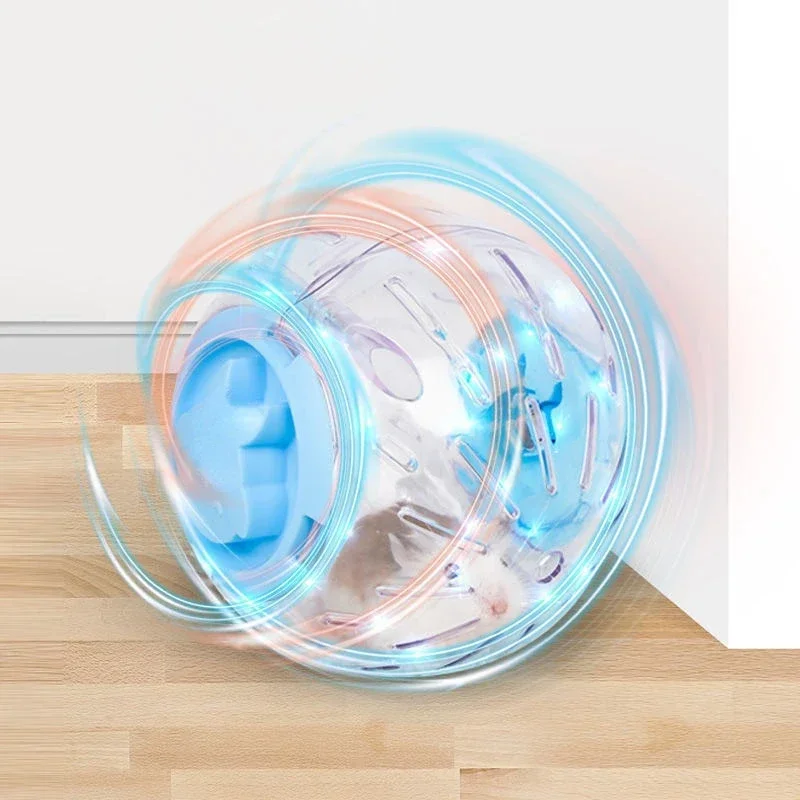 Bola de Exercício para Hamster e Gerbil de Plástico Transparente 10 cm - Imagem 5