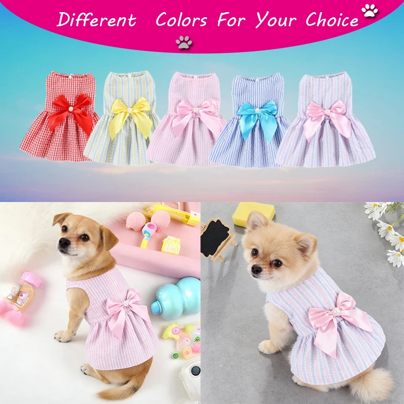 Vestido Floral para Cães Pequenos e Gatos de Verão - Imagem 3