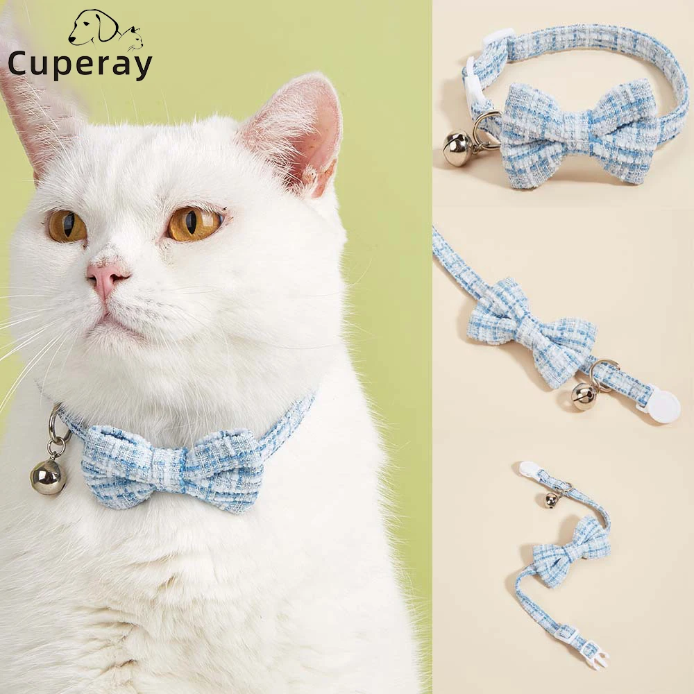 colar para gatos com laço removível
